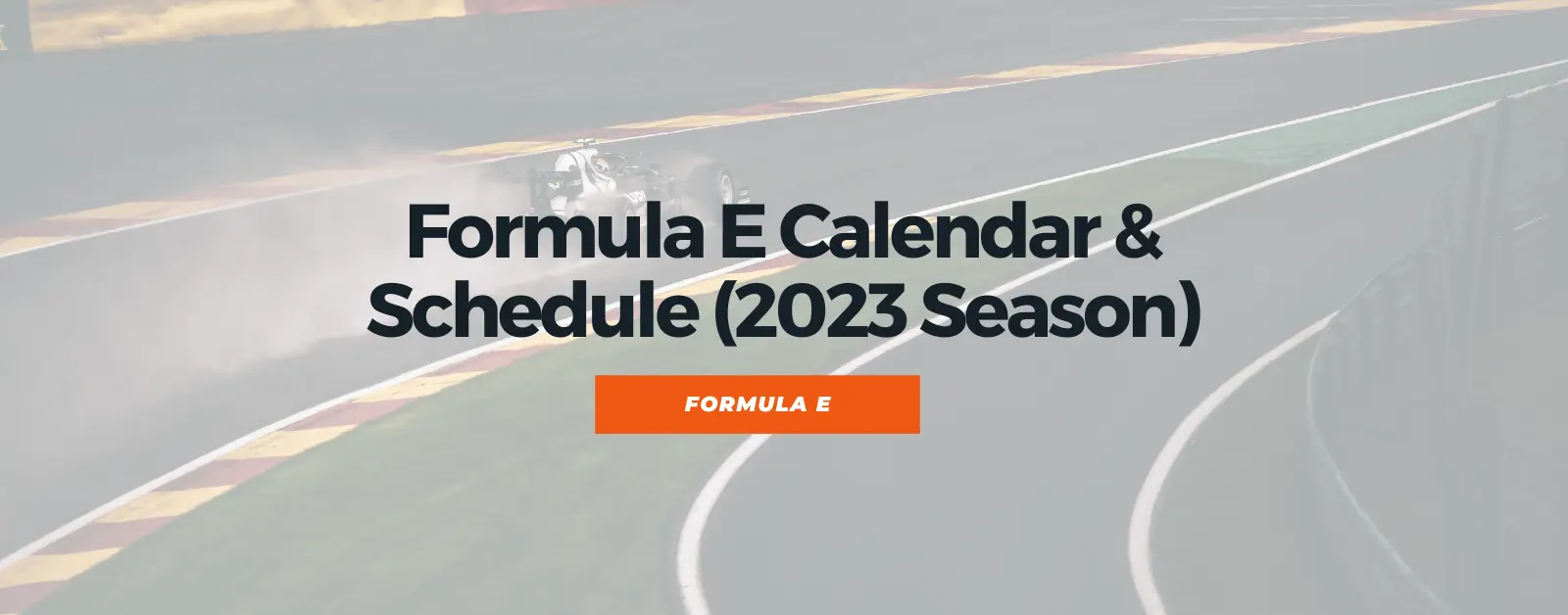 Formula E Calendar & Schedule (2023 Season)